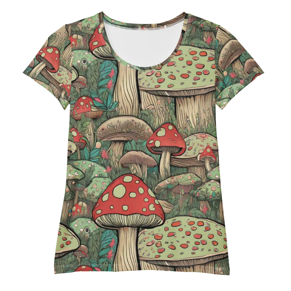 Toadstool Grove on Women's Athletic T-Shirt — Front