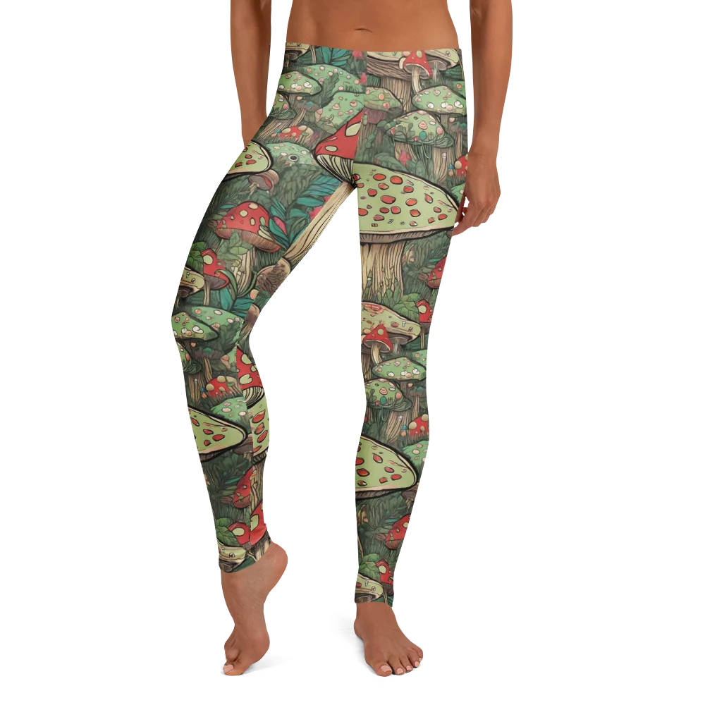 Toadstool Grove on Leggings — Front