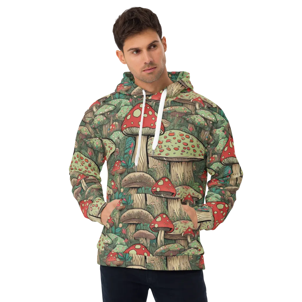 Toadstool Grove on Hoodie — Front