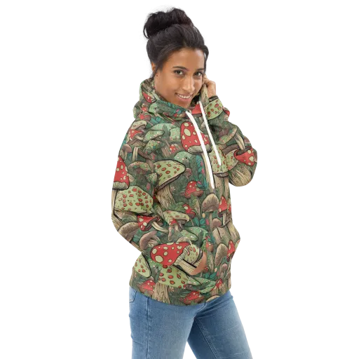 Toadstool Grove on a Hoodie