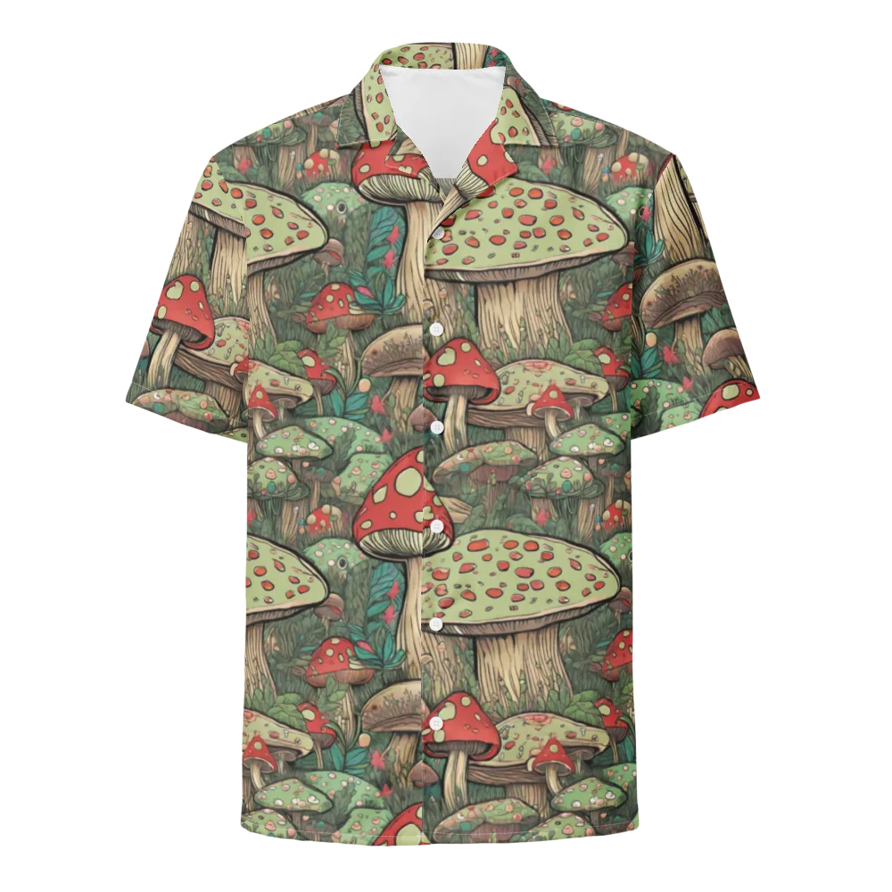 Toadstool Grove on Button Shirt — Front
