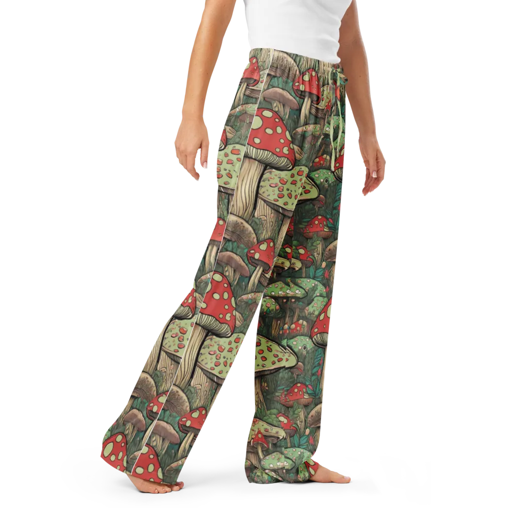 Toadstool Grove on Women's Pajama Pants — Right Front