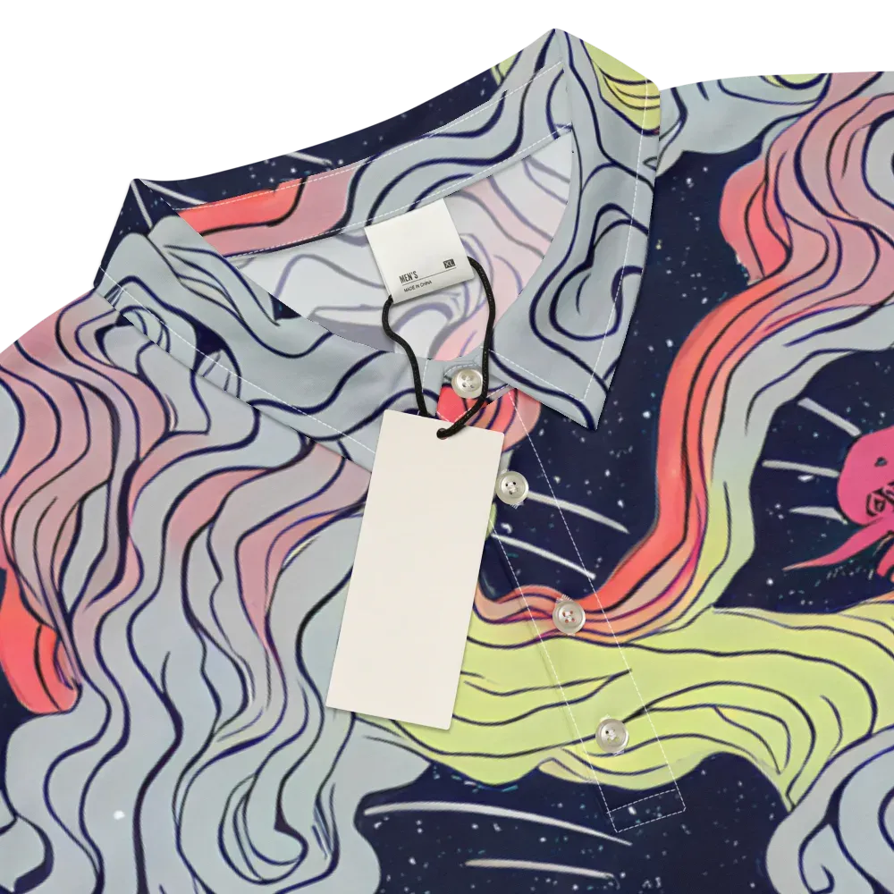 Stardust Drapery on Men's Slim Fit Polo Shirt — Product details