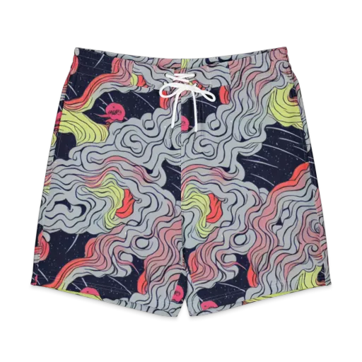 Stardust Drapery on a Men's Board Shorts