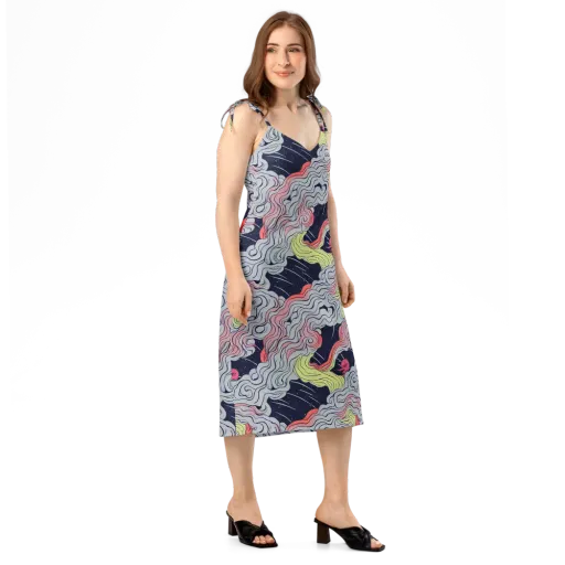 Stardust Drapery on a Slip Dress