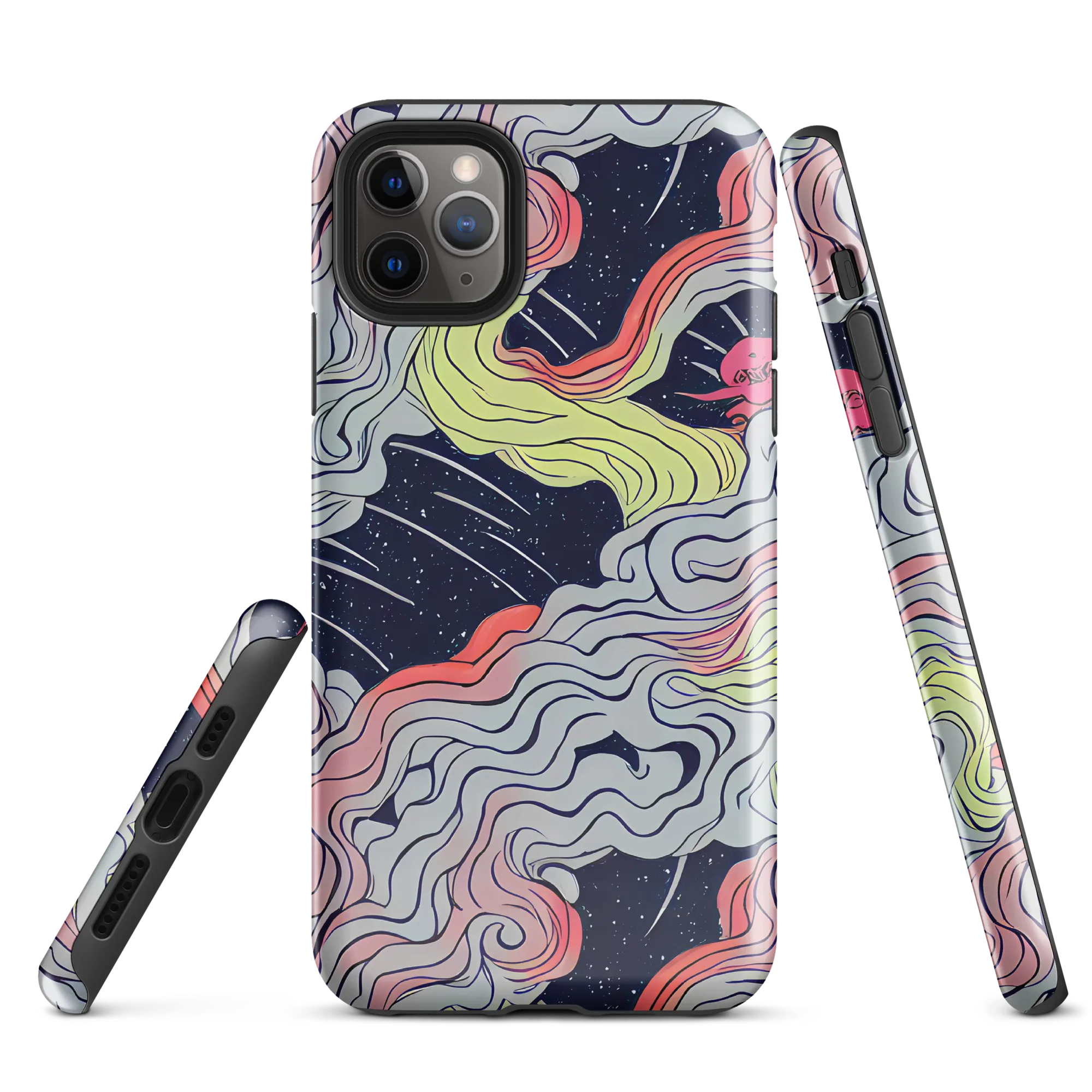 Stardust Drapery on Tough Case for iPhone® — Front
