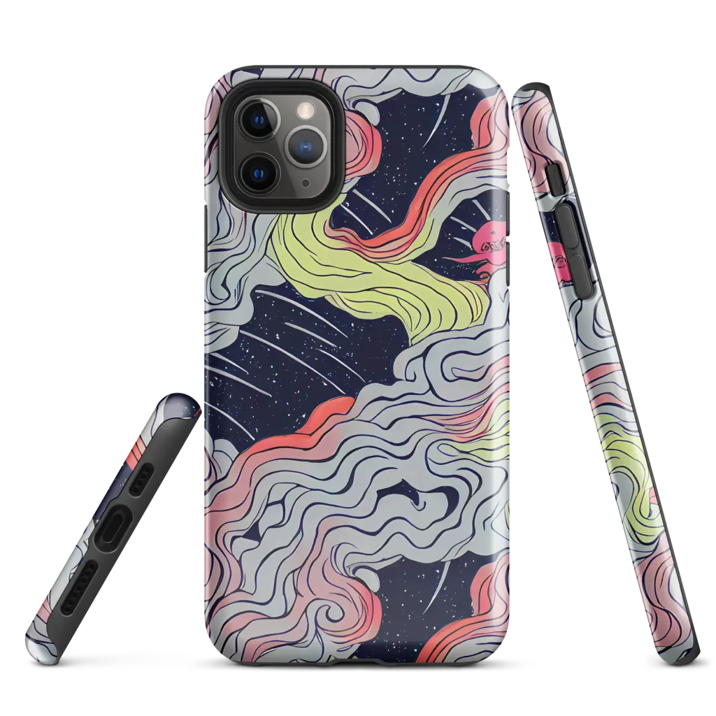 Stardust Drapery on Tough Case for iPhone® — Front