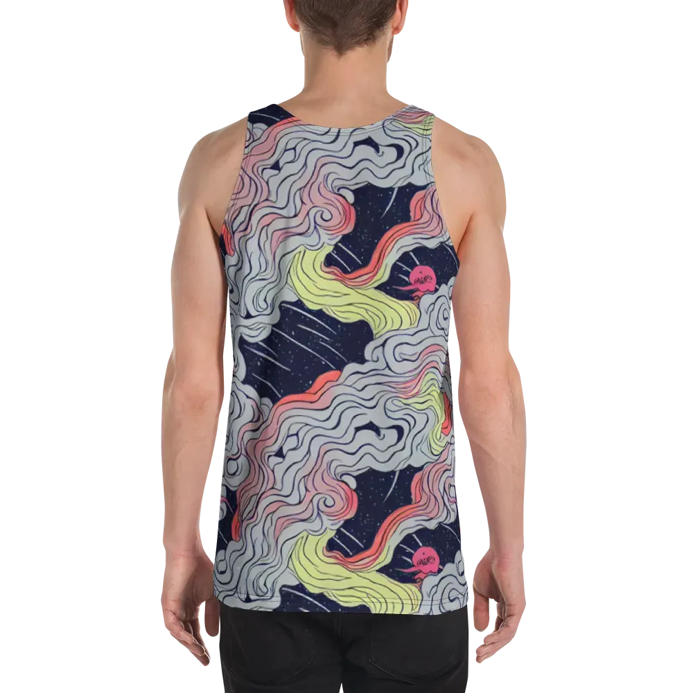 Stardust Drapery on Men's Tank Top — Back