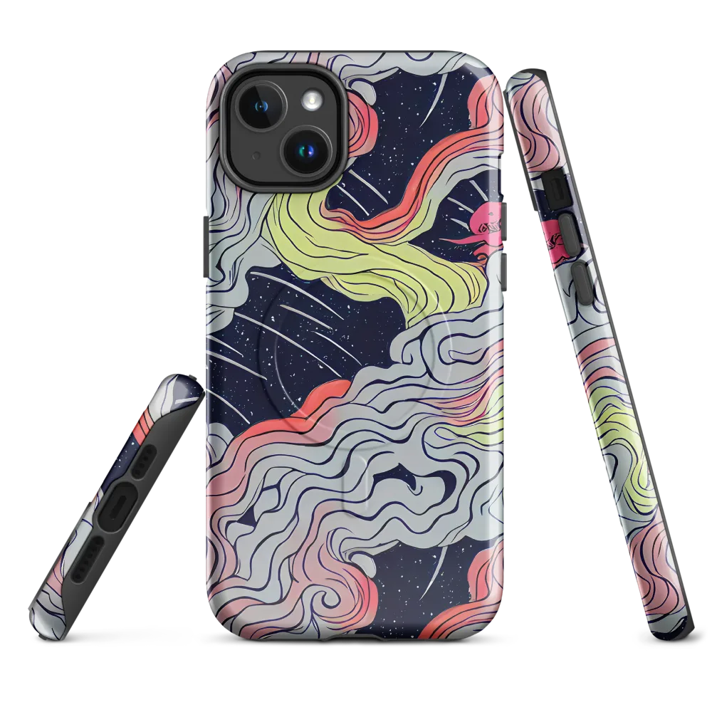 Stardust Drapery on MagSafe Tough Case for iPhone® — Front