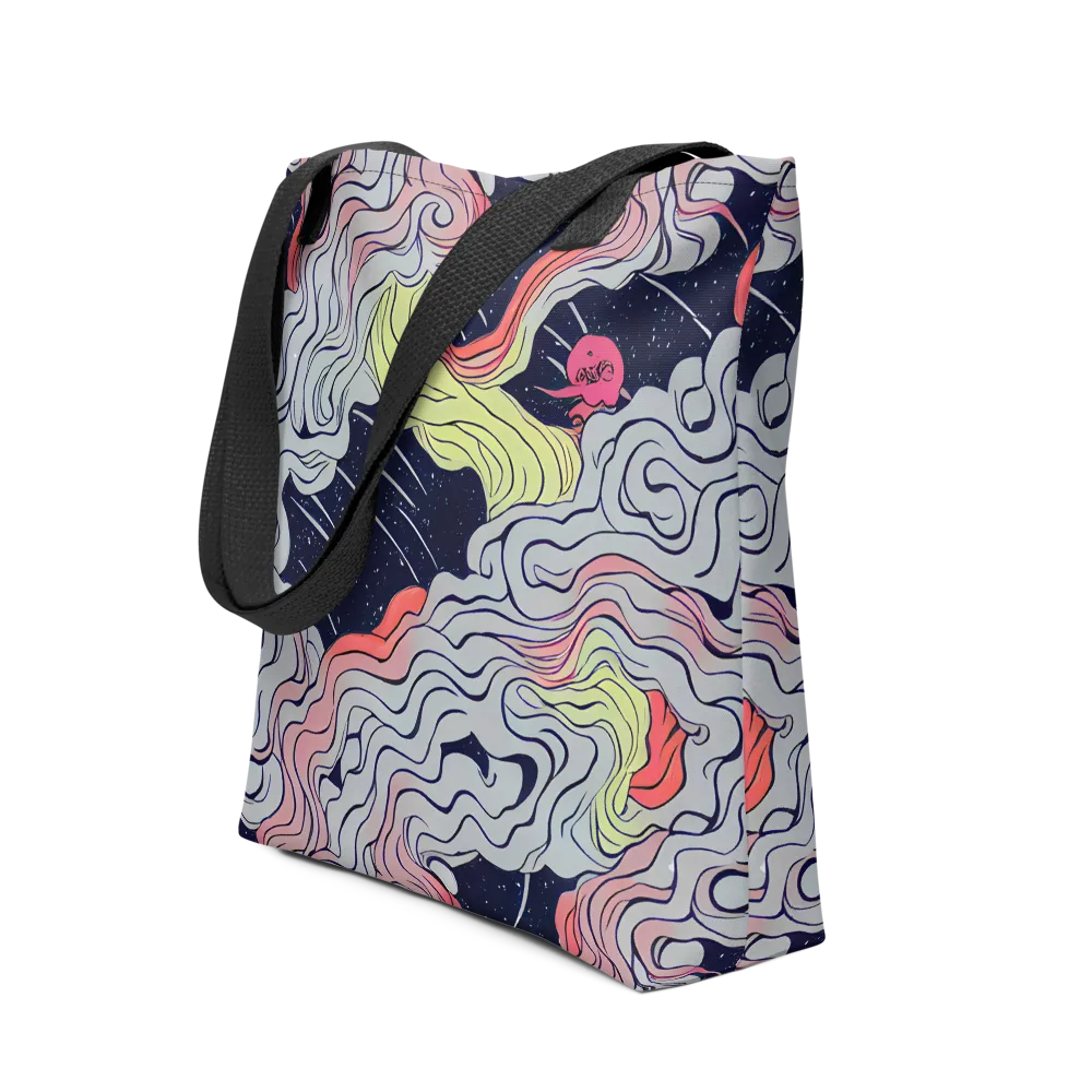 Stardust Drapery on Tote Bag — Front