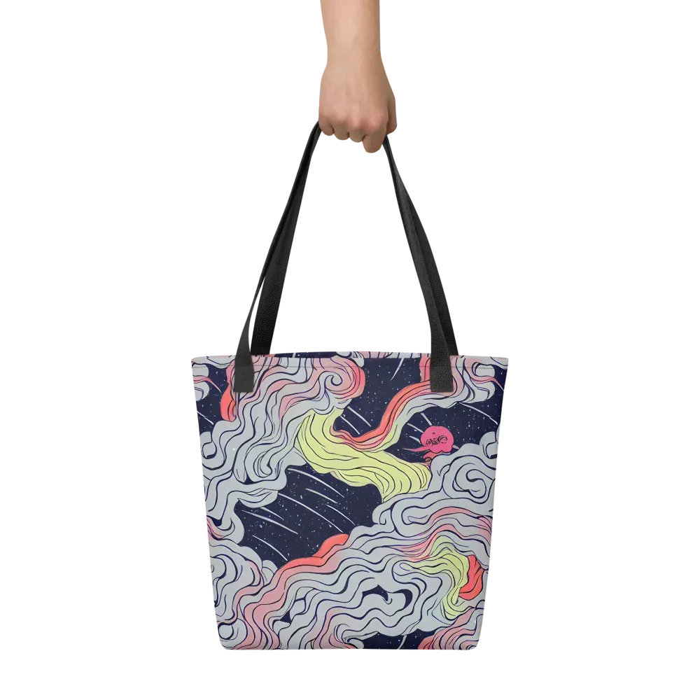 Stardust Drapery on Tote Bag — Front