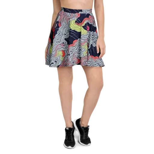 Stardust Drapery on a Skater Skirt