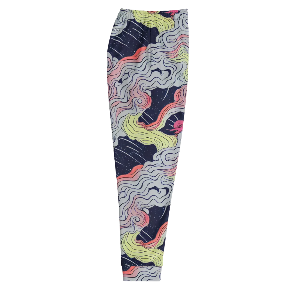 Stardust Drapery on Men's Joggers — Right