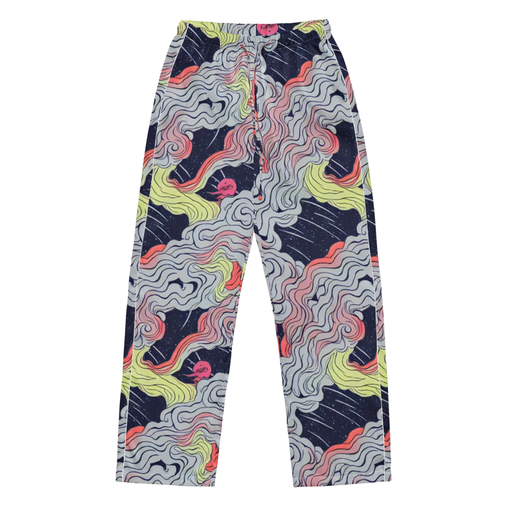 Stardust Drapery on Women's Pajama Pants — Front