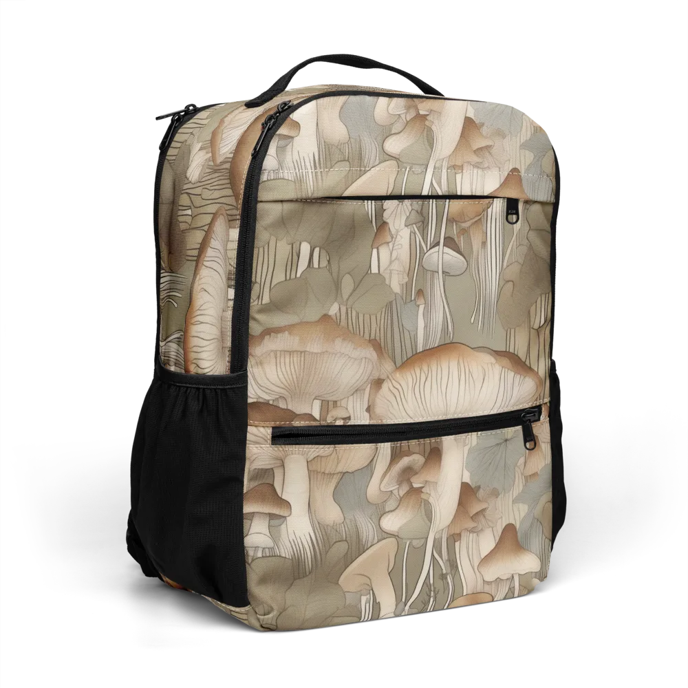 Fungal Reverie on Utility Backpack — Right Front