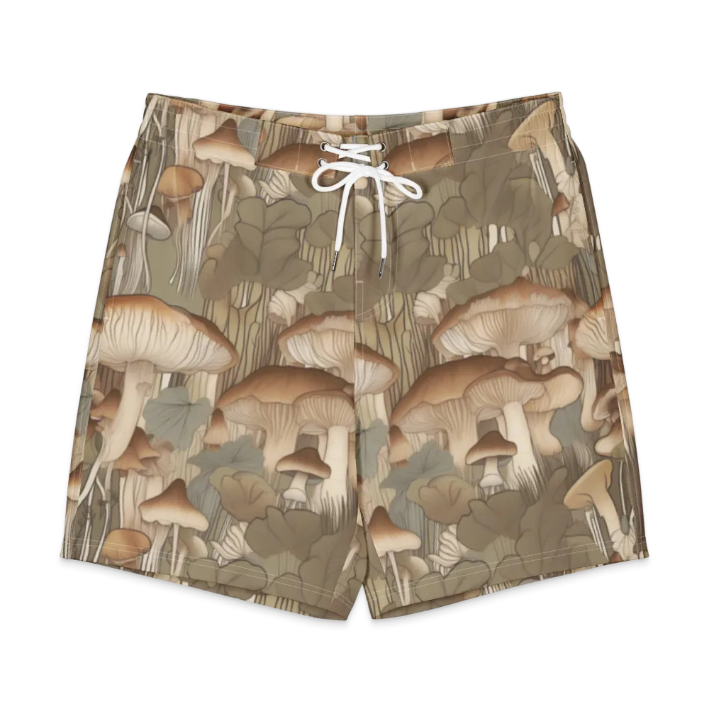 Fungal Reverie on Men's Board Shorts — Front
