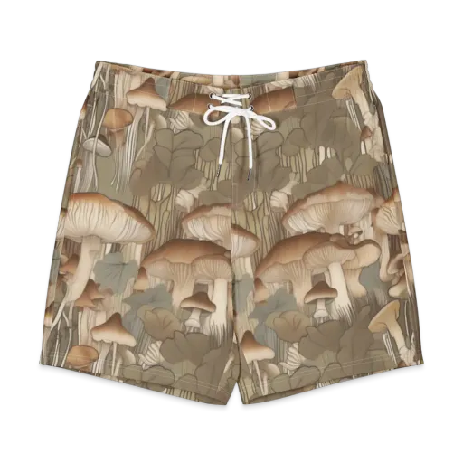 Fungal Reverie on a Men's Board Shorts