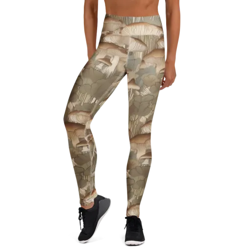 Fungal Reverie on a Yoga Leggings
