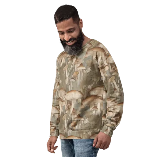 Fungal Reverie on a Sweatshirt