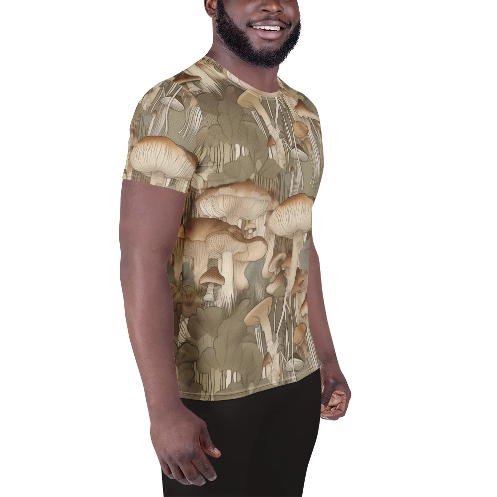 Fungal Reverie on Men's Athletic T-Shirt — Right