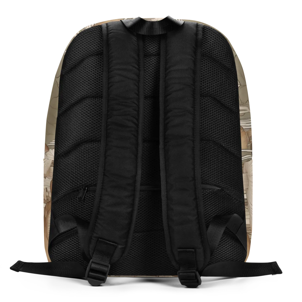Fungal Reverie on Minimalist Backpack — Back