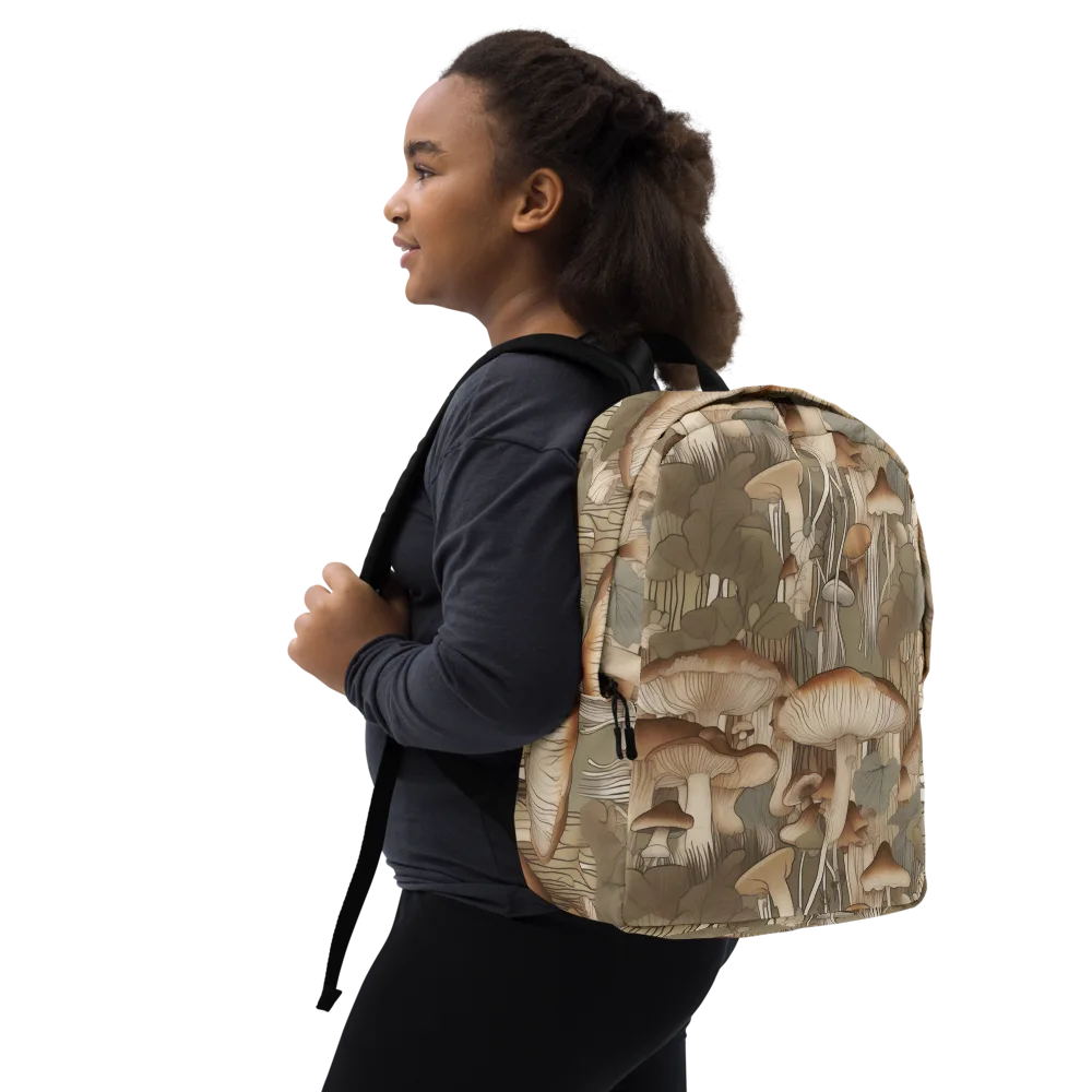 Fungal Reverie on Minimalist Backpack — Right Front