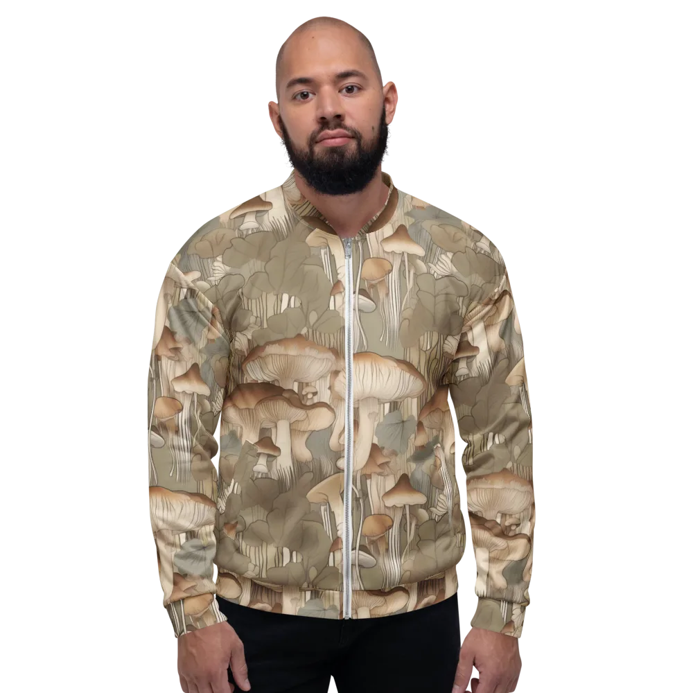 Fungal Reverie on Bomber Jacket — Front
