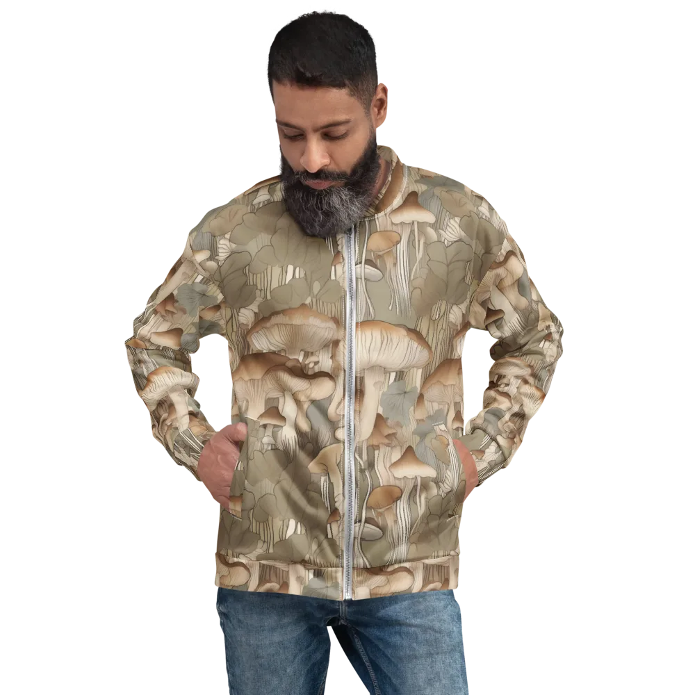 Fungal Reverie on Bomber Jacket — Front