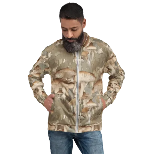 Fungal Reverie on a Bomber Jacket