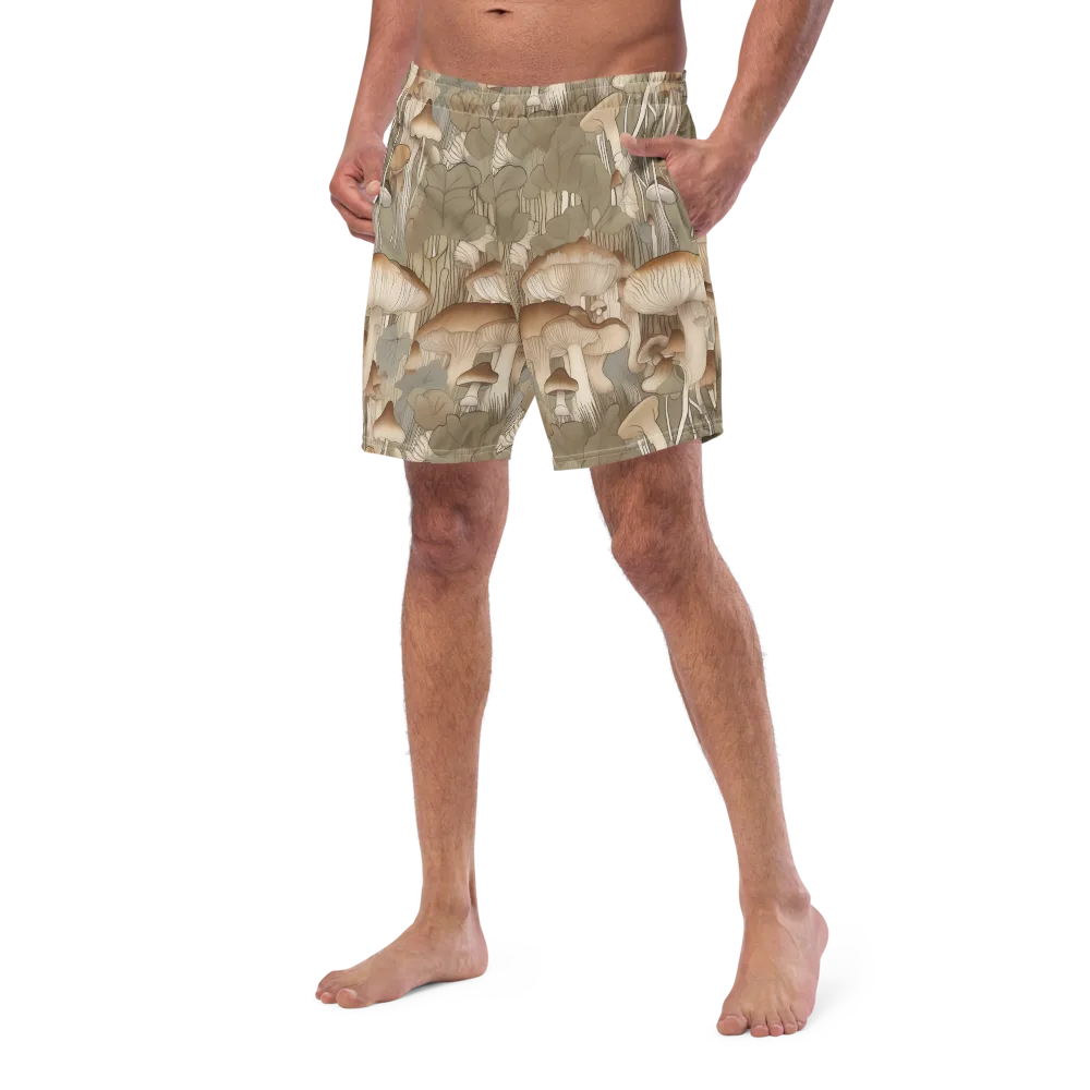 Fungal Reverie on Swim Trunks — Left Front