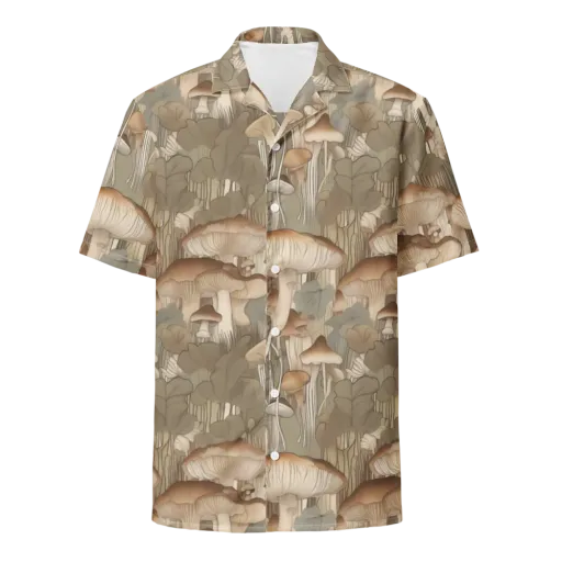Fungal Reverie on a Button Shirt