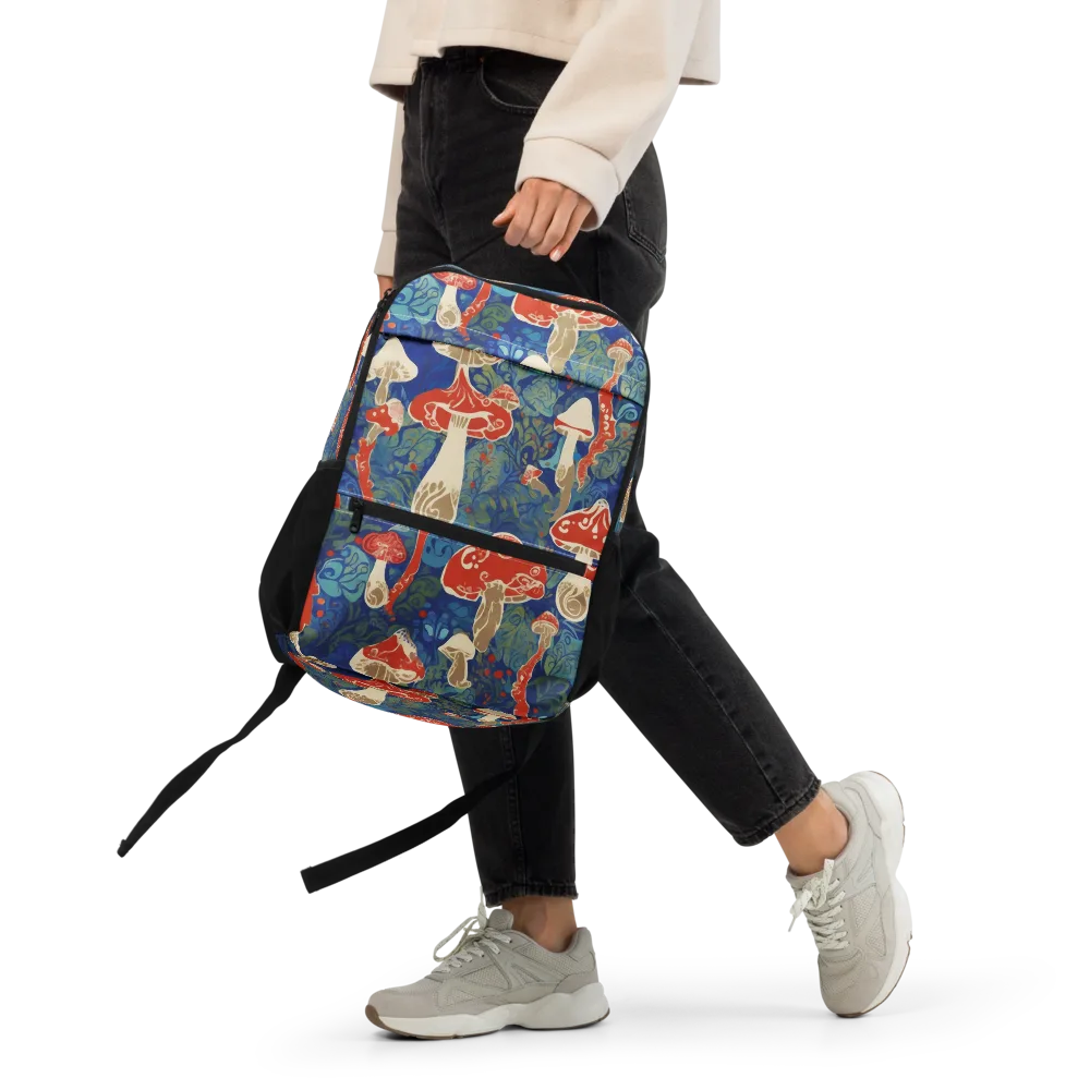 Scarlet Spore Garden on Utility Backpack — Front