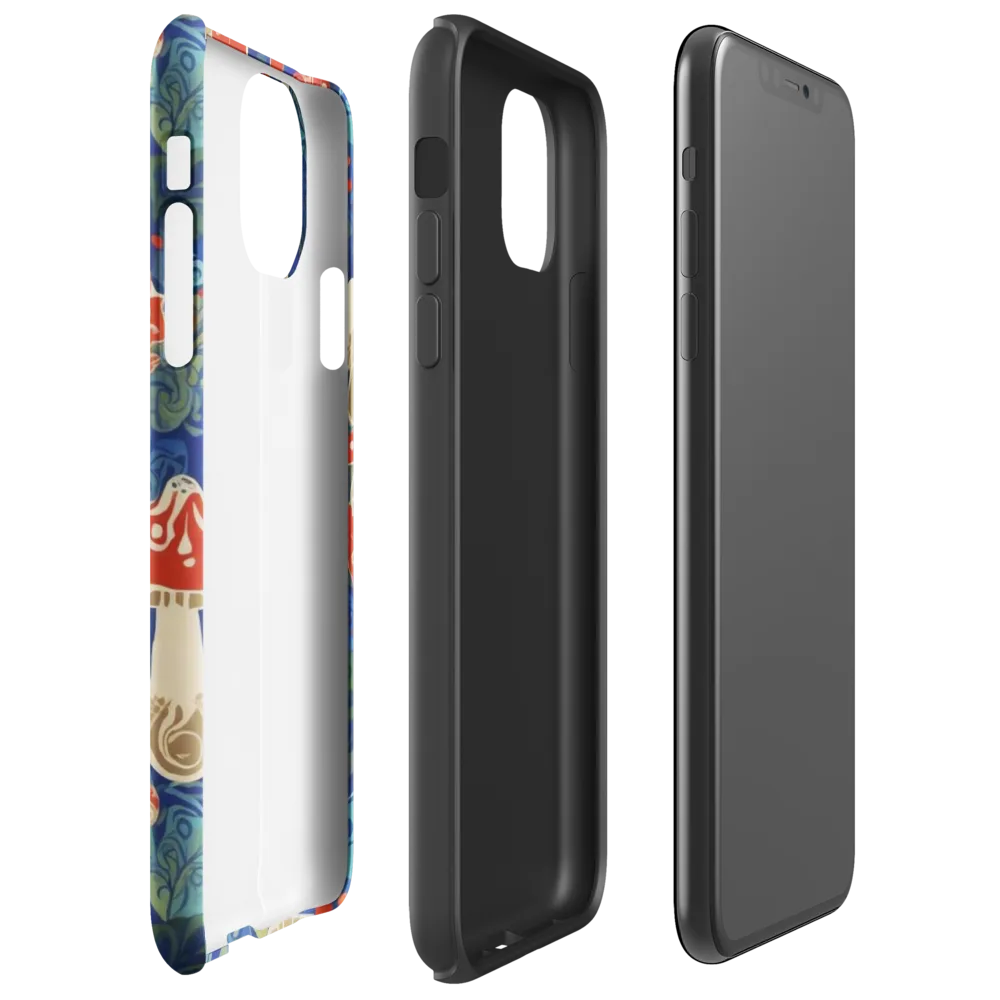Scarlet Spore Garden on Tough Case for iPhone® — Right