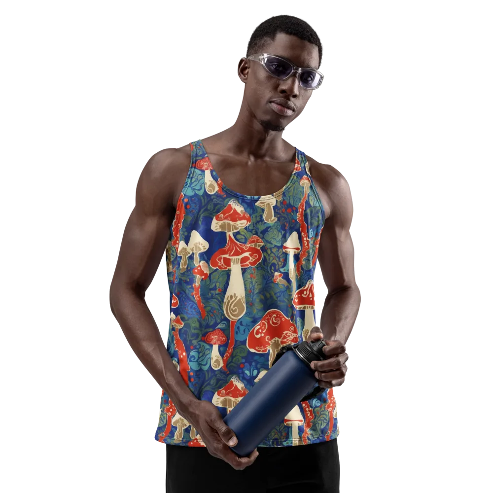 Scarlet Spore Garden on Men's Tank Top — Front