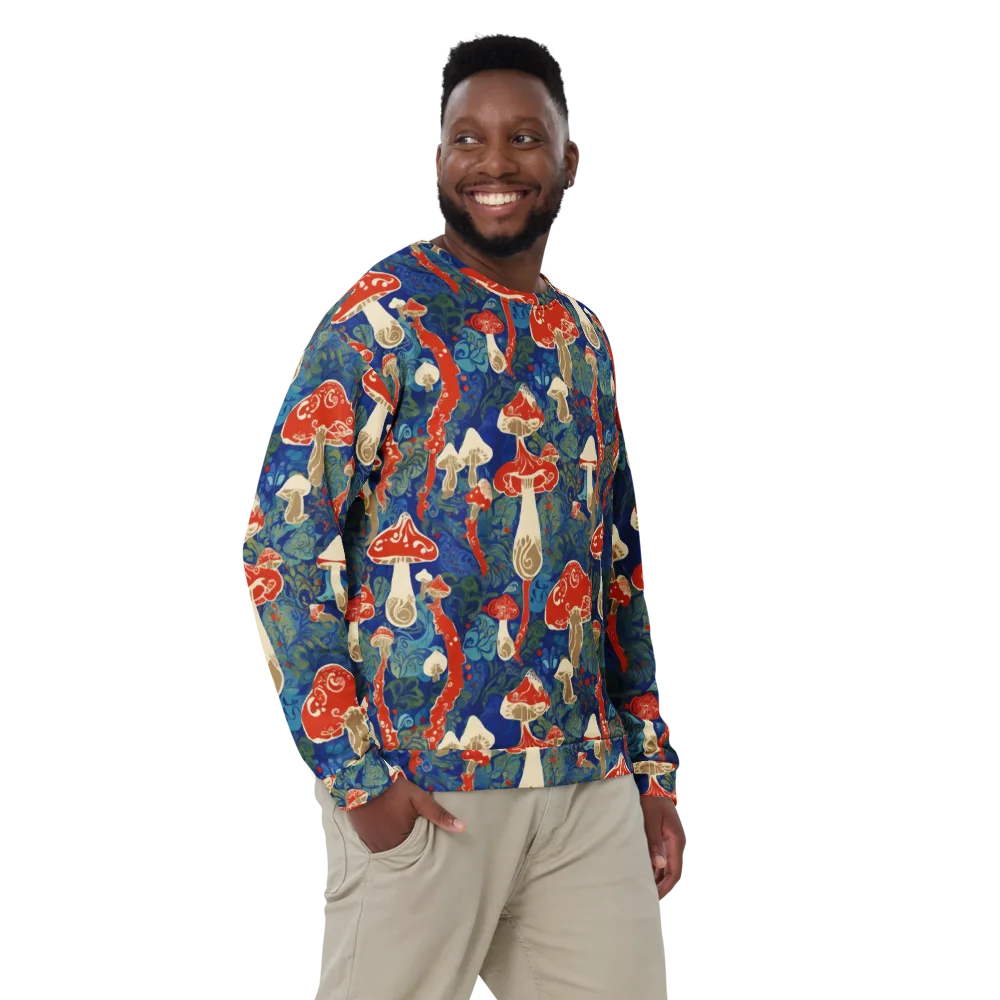 Scarlet Spore Garden on Sweatshirt — Front