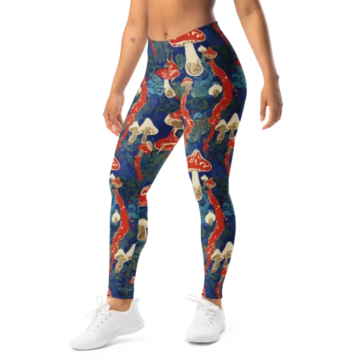 Scarlet Spore Garden on a Leggings