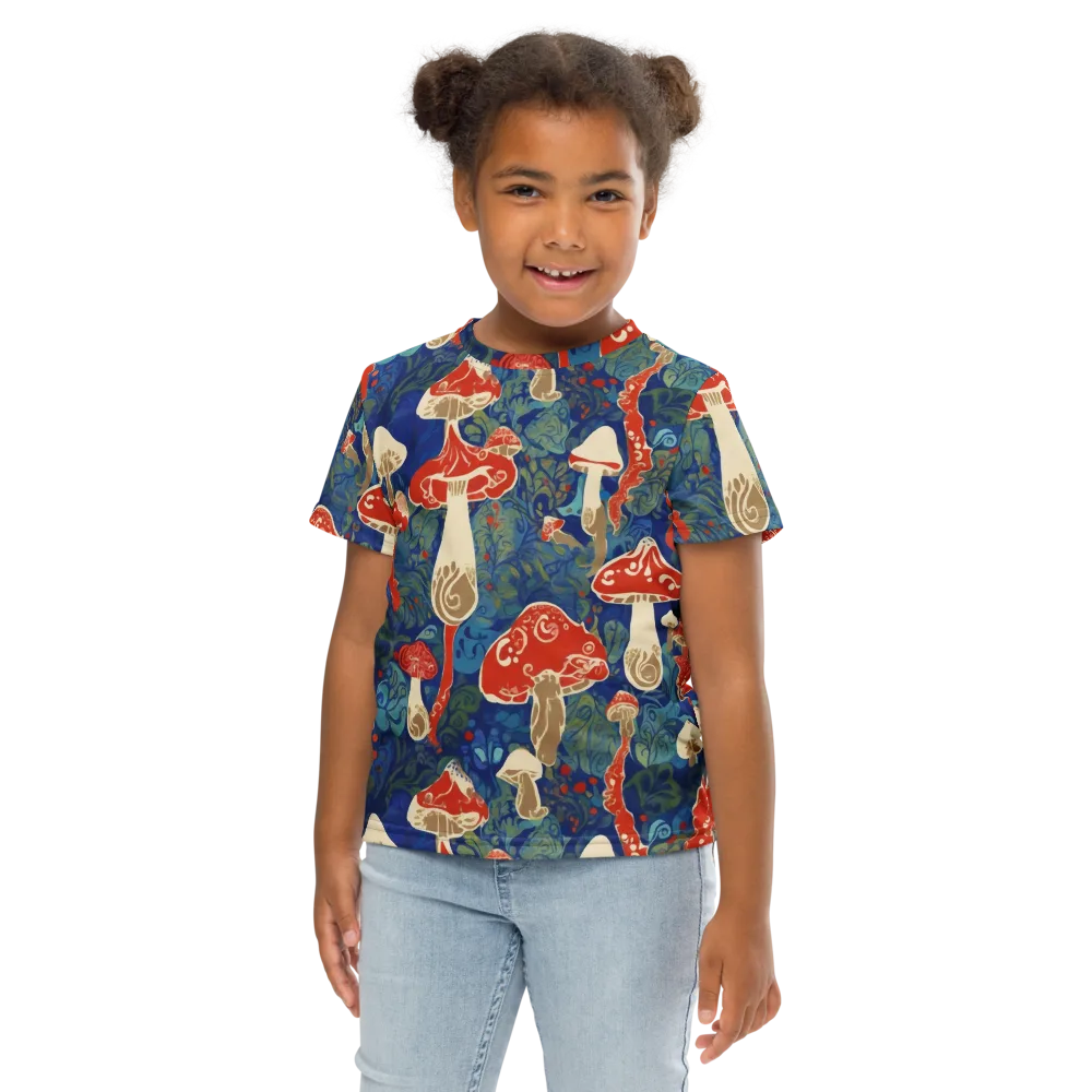 Scarlet Spore Garden on Kids Crew Neck T-Shirt — Front