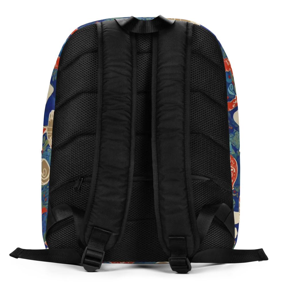 Scarlet Spore Garden on Minimalist Backpack — Back