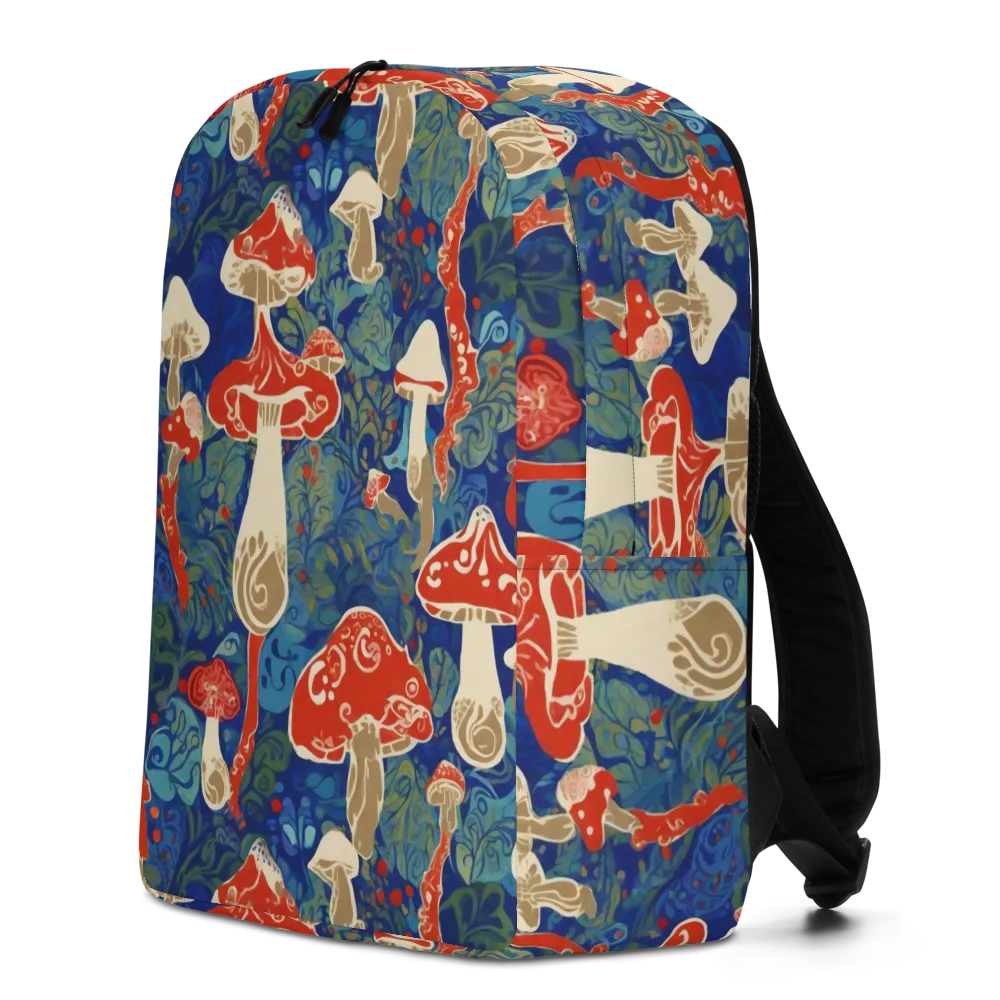 Scarlet Spore Garden on Minimalist Backpack — Left