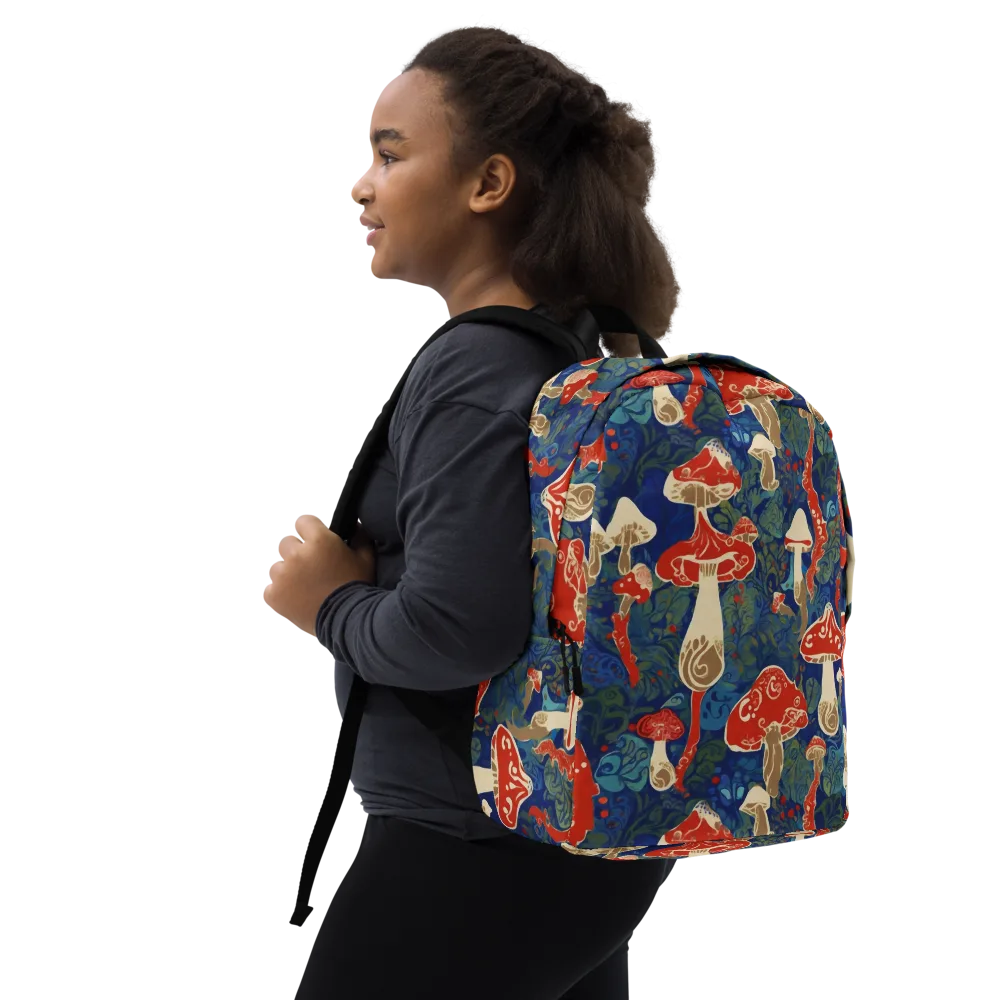 Scarlet Spore Garden on Minimalist Backpack — Right Front