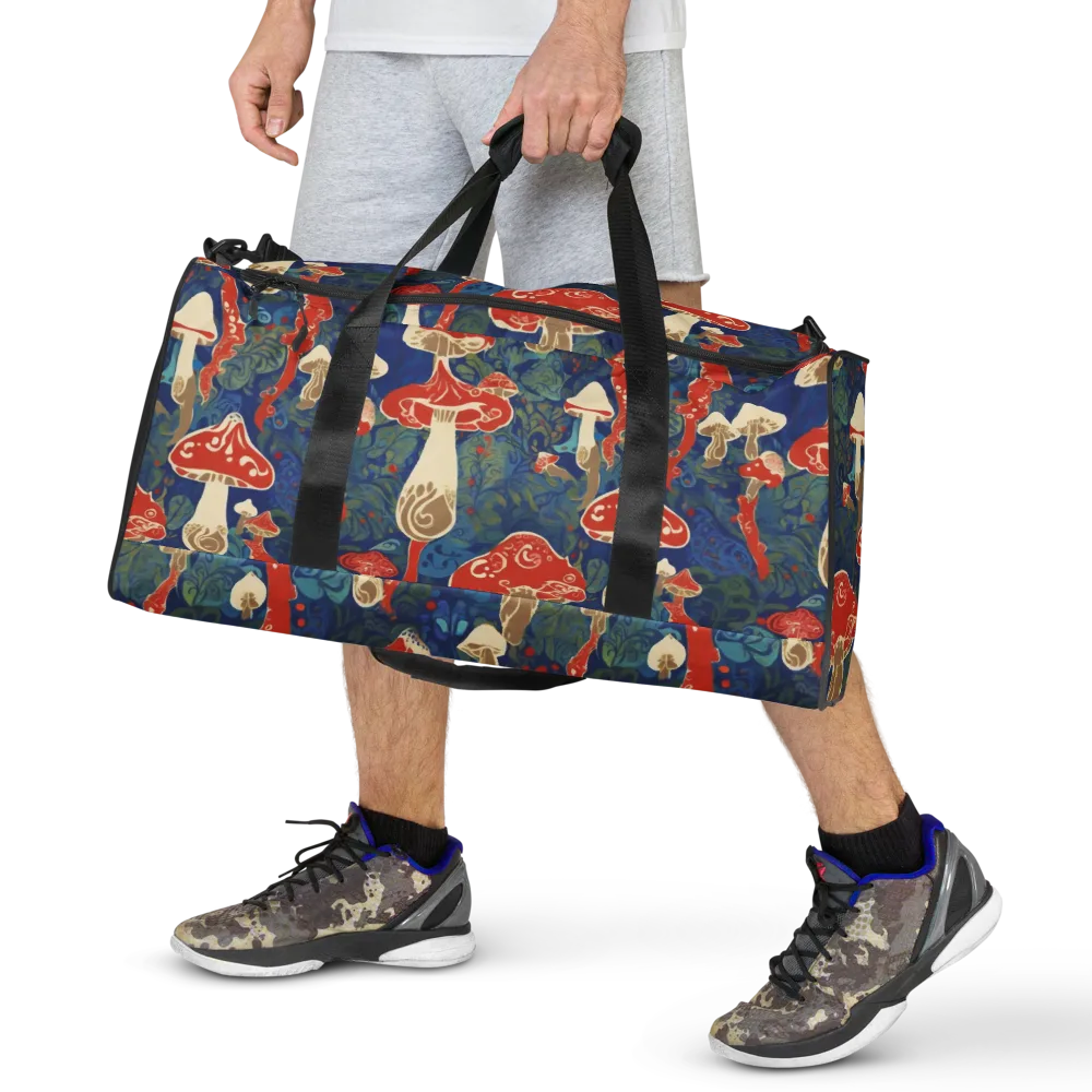 Scarlet Spore Garden on Duffle Bag — Front