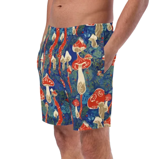 Scarlet Spore Garden on a Swim Trunks
