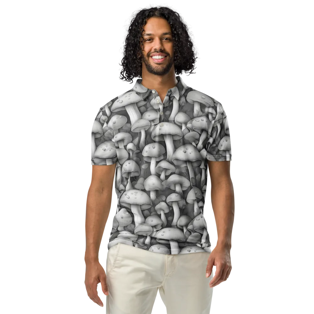 Silvercap Study on Men's Slim Fit Polo Shirt — Front