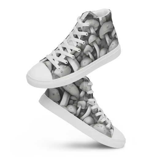 Silvercap Study on a Men's High Top Canvas Shoes