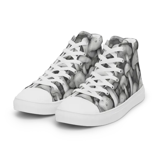 Silvercap Study on a Women's High Top Canvas Shoes