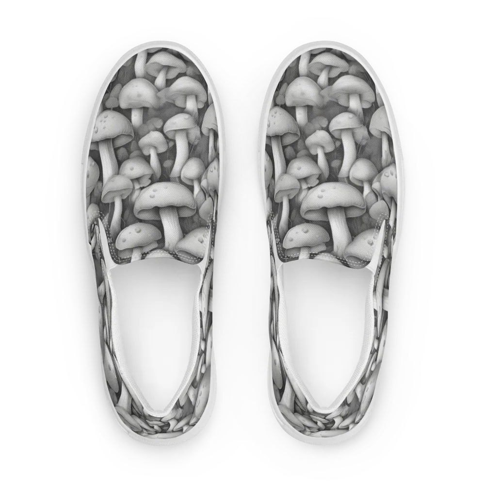 Silvercap Study on Men's Slip-On Canvas Shoes — Front
