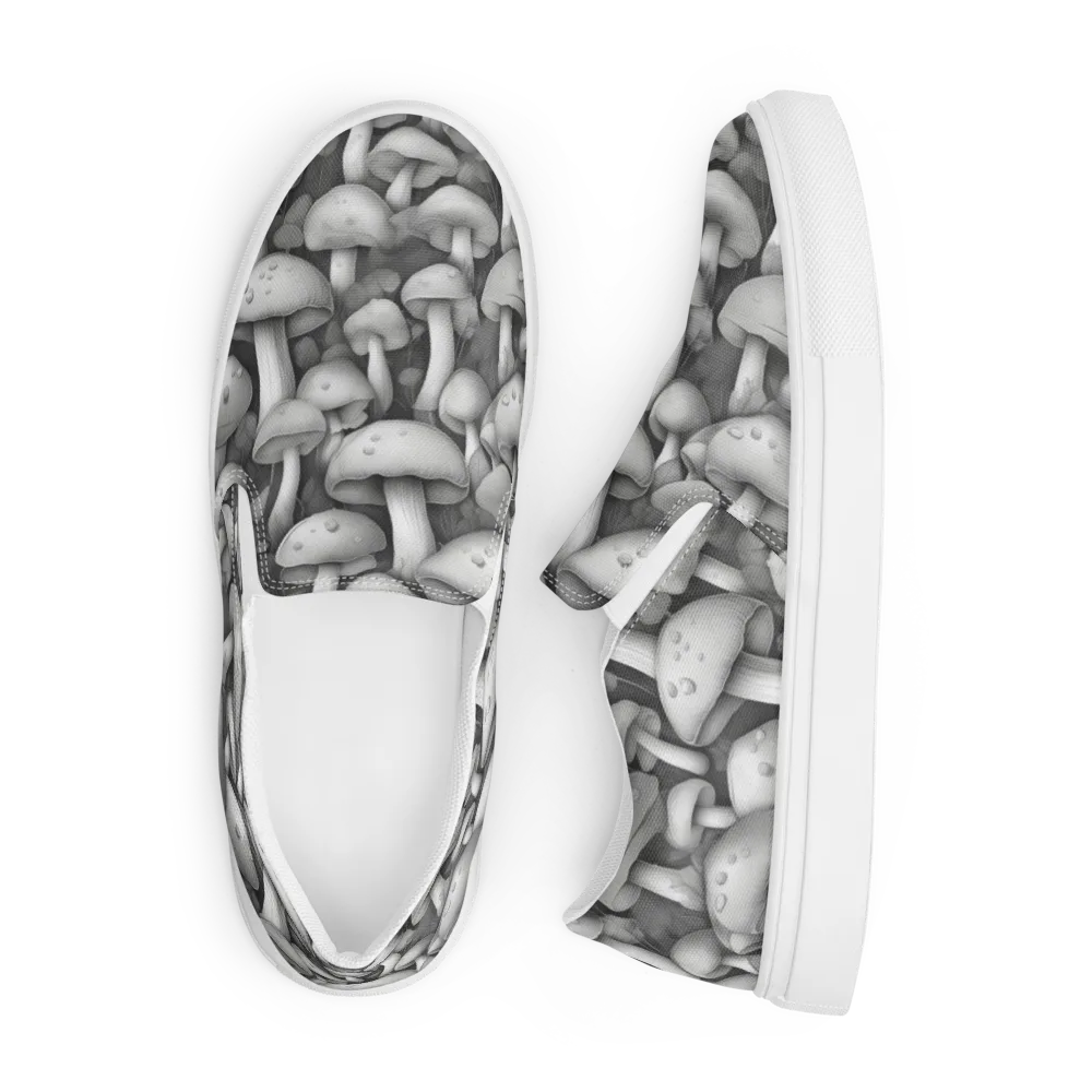 Silvercap Study on Men's Slip-On Canvas Shoes — Front