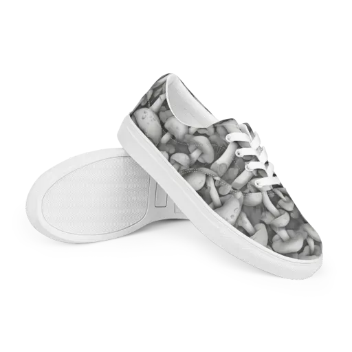 Silvercap Study on a Men's Lace-Up Canvas Shoes