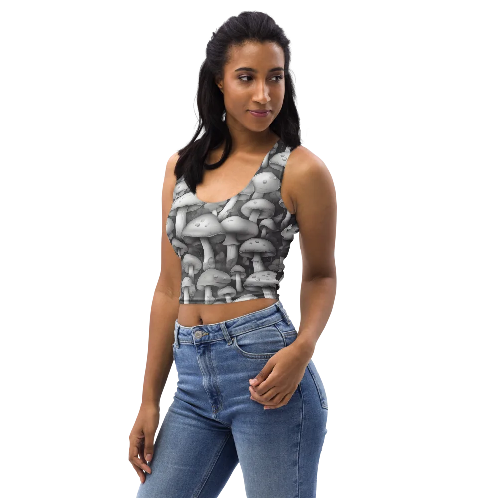 Silvercap Study on Crop Top — Left Front
