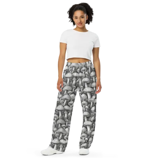 Silvercap Study on a Wide-Leg Pants